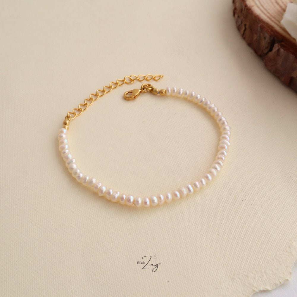 Pearl Line Bracelet WearZing 