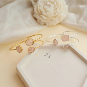 Rose Quartz Casa Bracelet WearZing - Crystal Jewelry Store in India