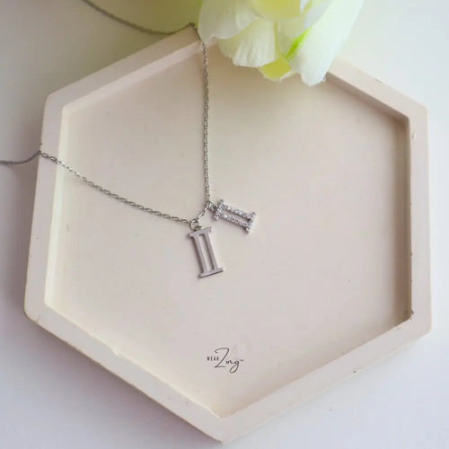 Silver 2 by 2 Pendant WearZing - Crystal Jewelry Store in India