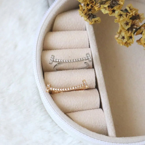 Smiley Ring WearZing - Crystal Jewelry Store in India